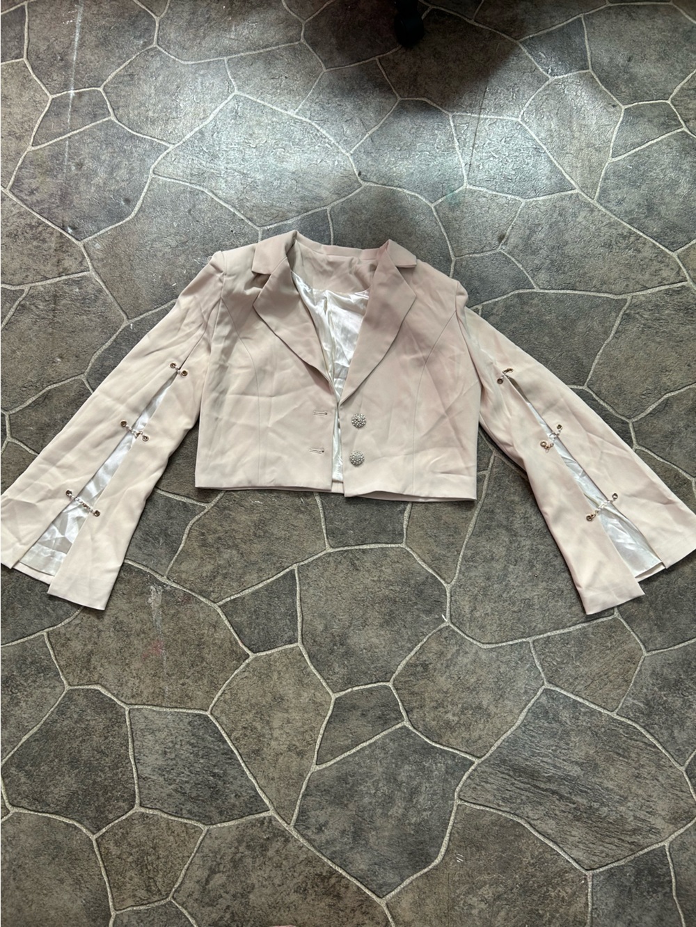 Women's Blush Pink Tailored Blazer